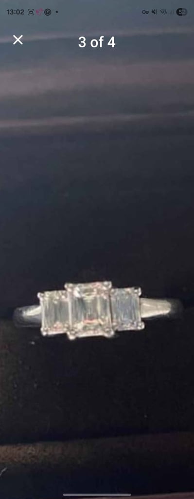 Crisscut Diamond Ring 