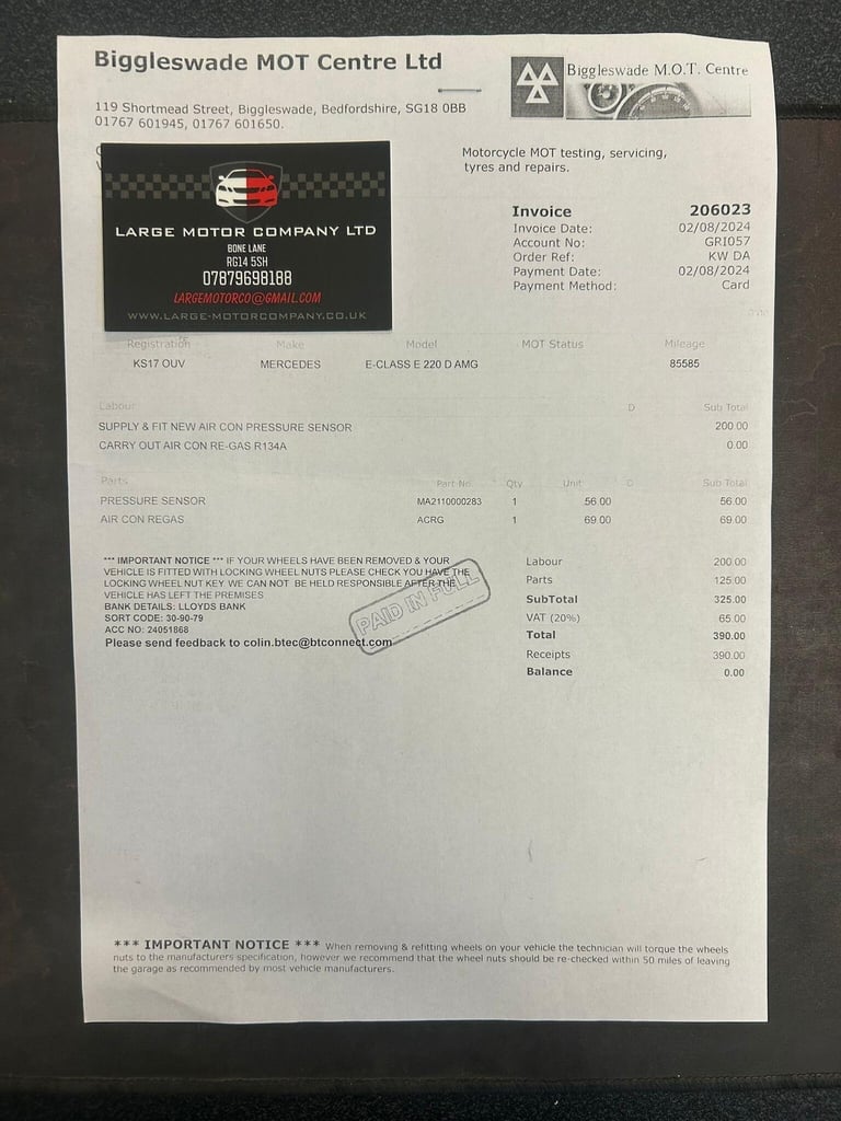 2017 Mercedes-Benz E Class 2.0 E220d AMG Line (Premium) G-Tronic+ Euro 6 (s/s) 5dr ESTATE Diesel ...