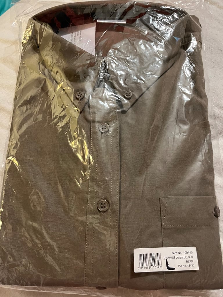 image for Explorers uniform. Girls blouse. Scout store. Size 14. 