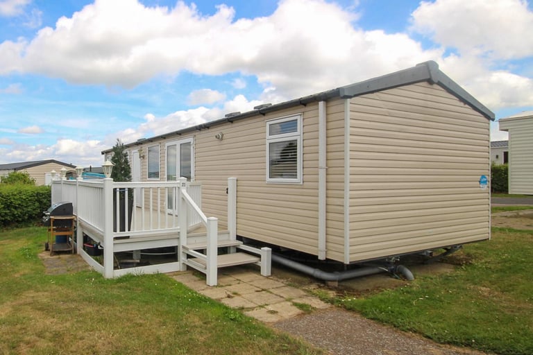 Swift Serenity 2013 centre-lounge caravan at Allhallows, Kent. Private sale