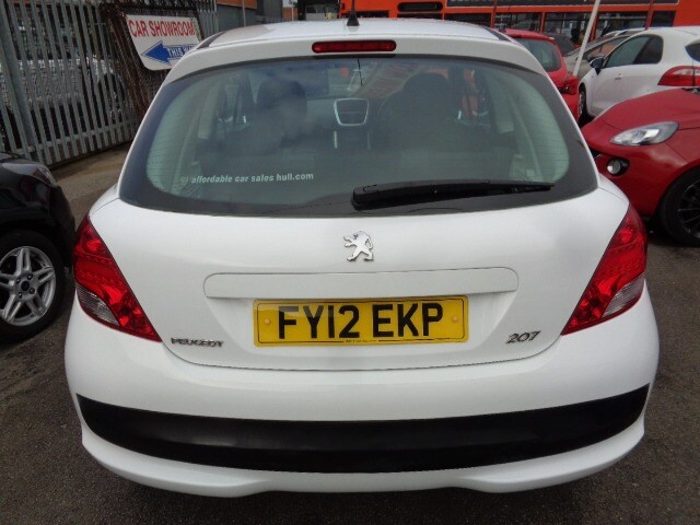 2012 Peugeot 207 1.4 Active 3dr Low Mileage HATCHBACK Petrol Manual