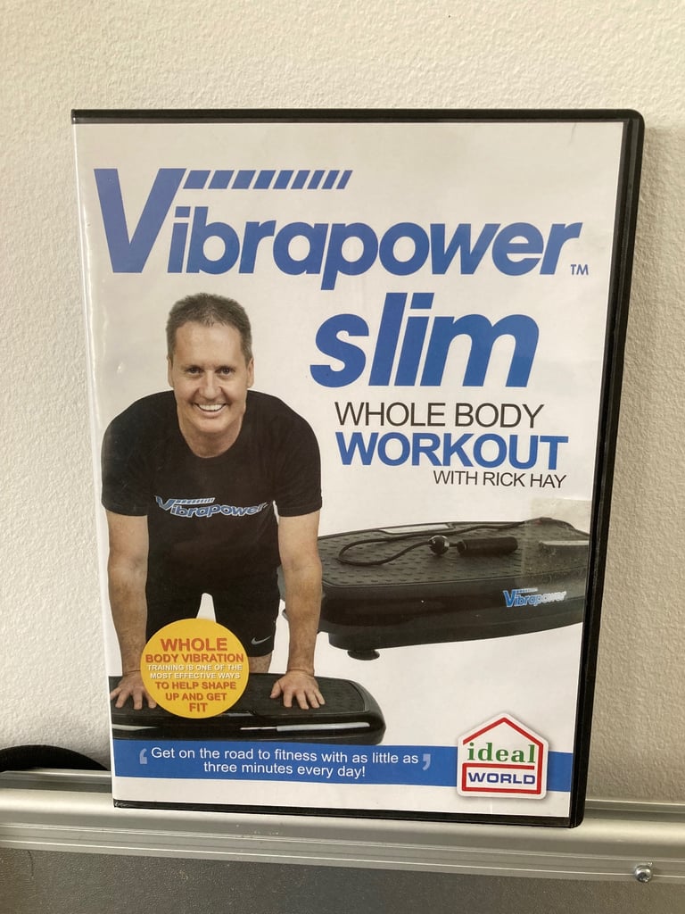 VIBRAPOWER SLIM 2 VIBRATION PLATE AND EQUIPMENT. AS NEW. 