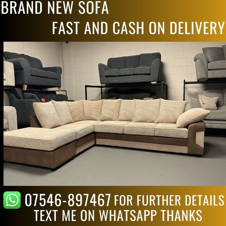 image for Dino L shape sofa for sale with 1 year warranty 
