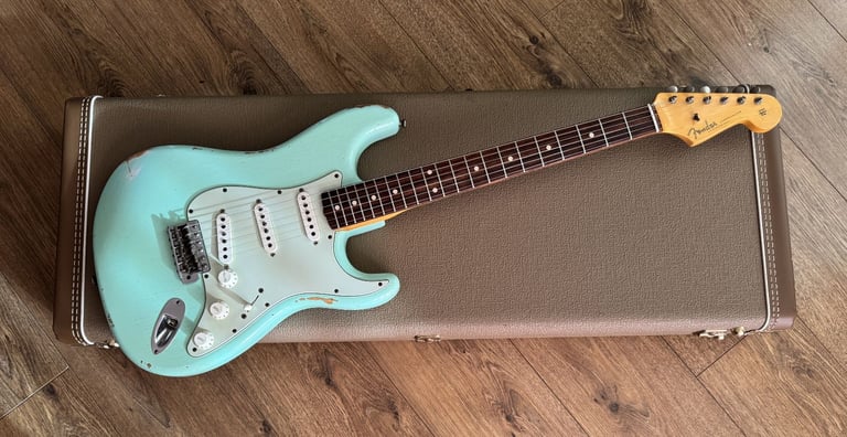 Fender Custom Shop '60 Reissue Stratocaster Relic Surf Green (2015) - Trades