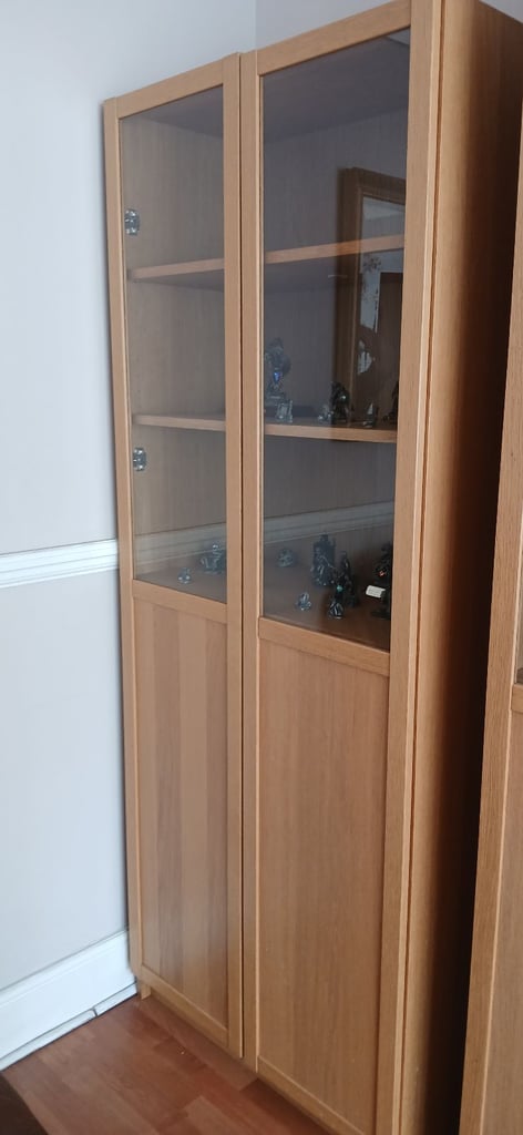 image for Double door glas front cupboard 