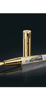 J.S. Staedtler Louis XIV Fountain Pen, Gold-plated, 18 kt gold