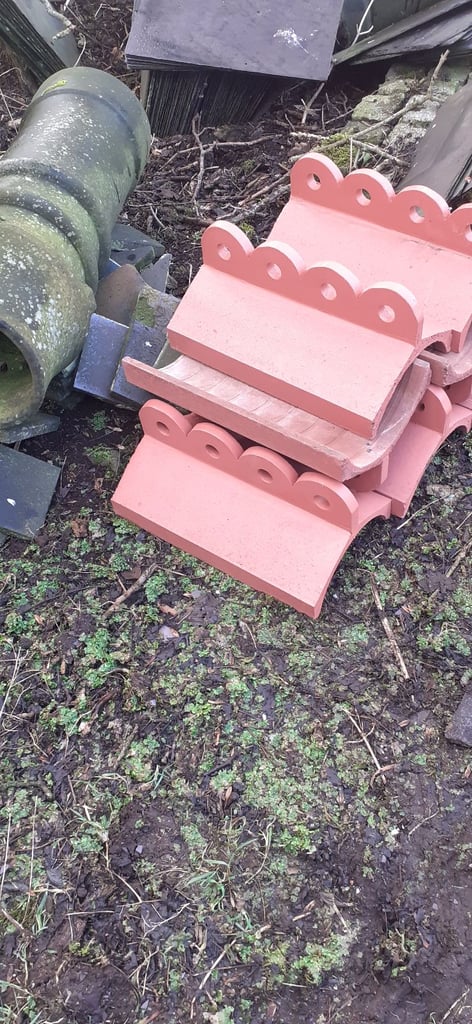 Bangor Blue Slates granite step scill roof ridge floor tiles chimney pot's brick reclaimed 