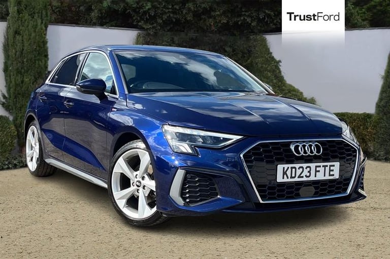 image for 2023 Audi A3 35 TFSI S Line TOUCHSCREEN NAVIGATION &amp; POWER FOLDING WING MIRRORS! Manual Hatch...