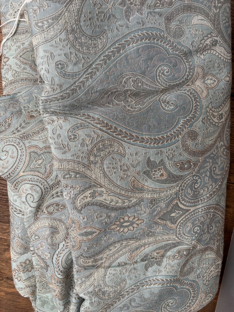 image for Pair of pale blue curtains