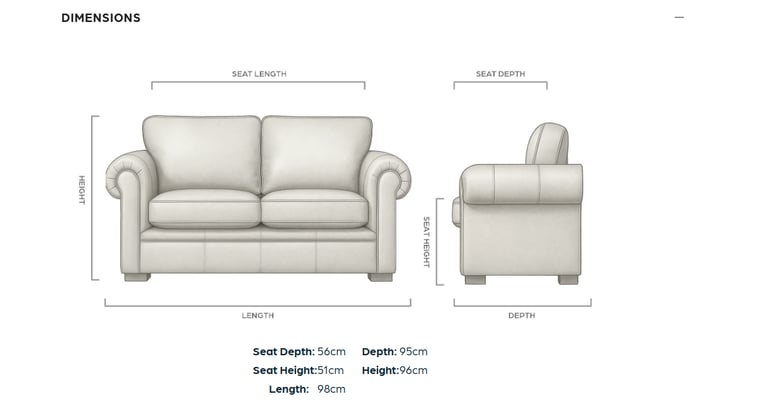 Grey Thomas Lloyd Hudson Leather Chair with Footstool