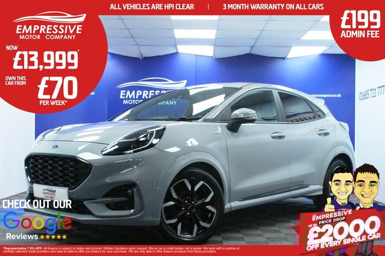 2020 20 FORD PUMA 1.0 ST-LINE X FIRST EDITION MHEV 5D 124 BHP