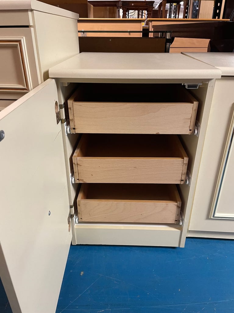 Cream Bedside Cabinet (2 available) TCL Reuse 99946, 99947