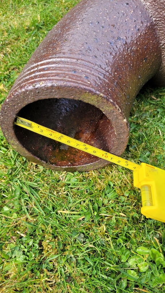 Glazed clay bend drainage pipe
