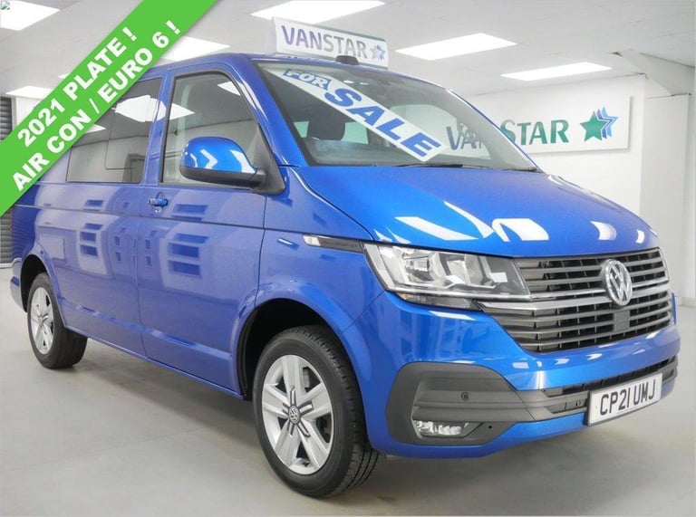 2021 VW TRANSPORTER T32 2.0 TDI 110 BHP SWB HIGHLINE KOMBI 5 SEATER ...