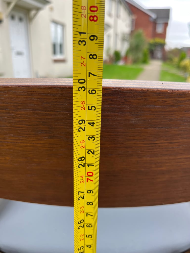 Pair of Beautility teak dining chairs (delivery available)