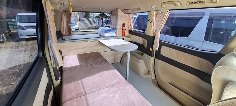 TOYOTA ALPHARD !! ONE!! BERTH CAMPERVAN WITH ELECTRIC COOLBOX
