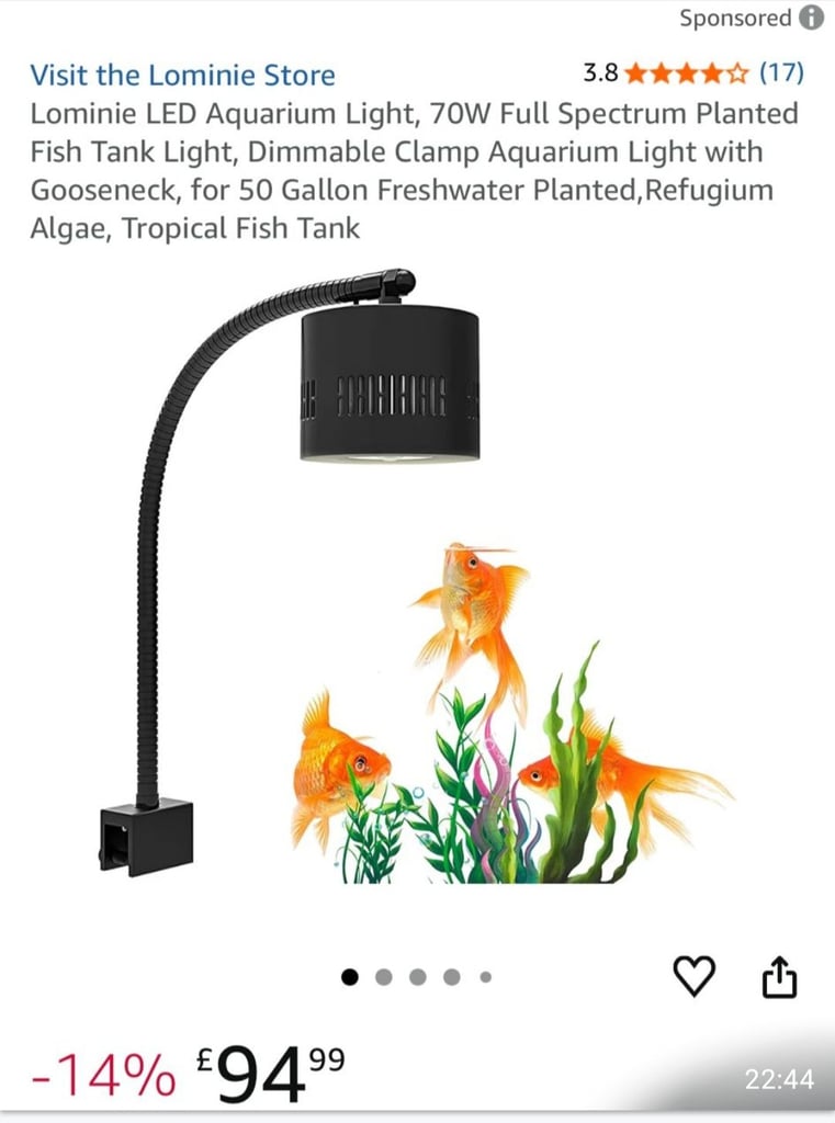 image for Asta 129 aquarium light
