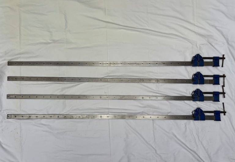 4 x Record 54" / 1350mm sash clamps