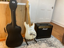 Fender Vinter 50s Stratocaster + hardcase + Marshall MG30FX amp