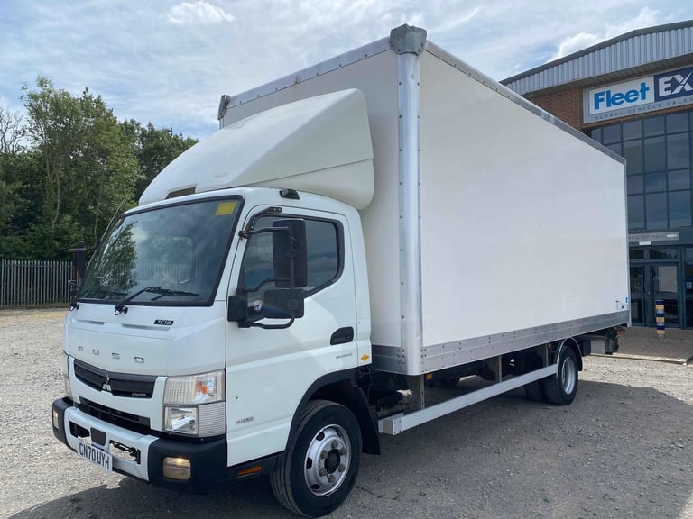 MITSUBISHI FUSO CANTER 7C18 7.5 TONNE BOX VAN 2021 – CN70 UYH