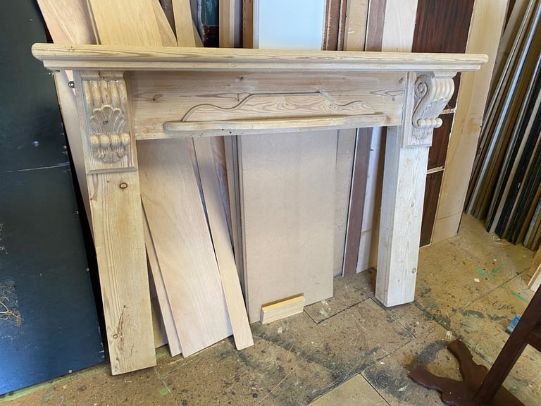 image for Solid wood fire surround