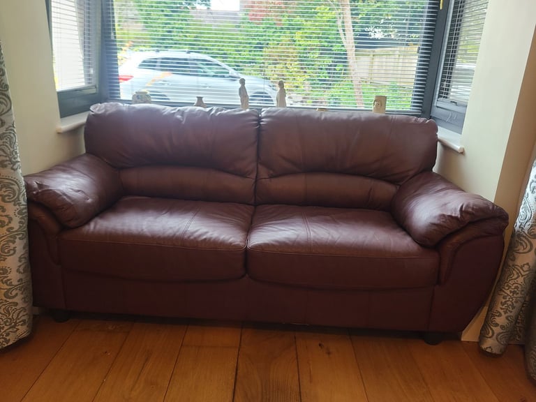 Leather sofas. 2 and 3 seat.