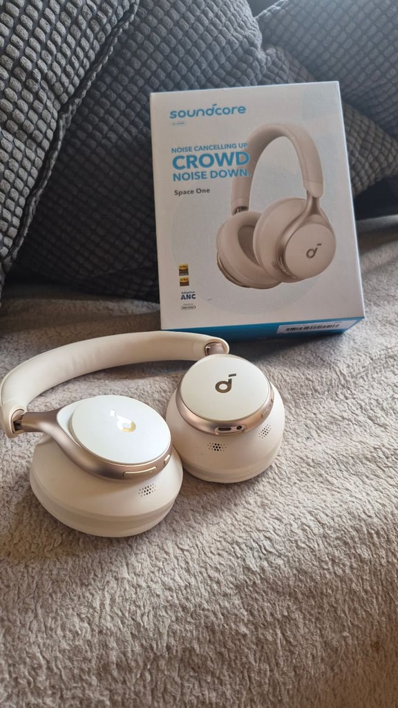 Soundcore Space One Headphones (Cafe Latte)
