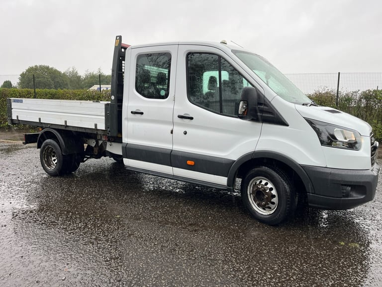 2018 Ford Transit 2.0 TDCi 130ps H2 CREWCAB 7  SEAT TIPPER   NO VAT ! Tipper Diesel Manual
