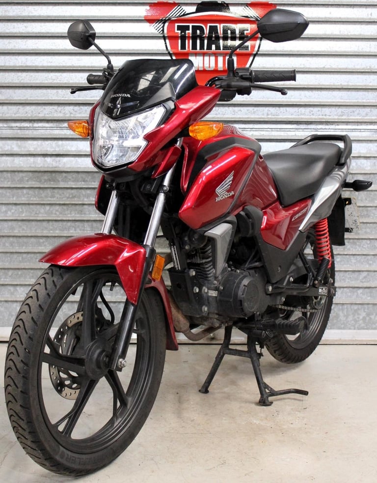 2022 22 HONDA CBF 125 M-M CB 125 F CB125F RED HPI CLEAR TRADE SALE NEW MOT 15K