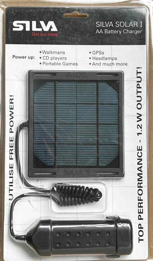 SILVA SOLAR 1 2/ 4 x AA Solar Battery Charger. New, never used