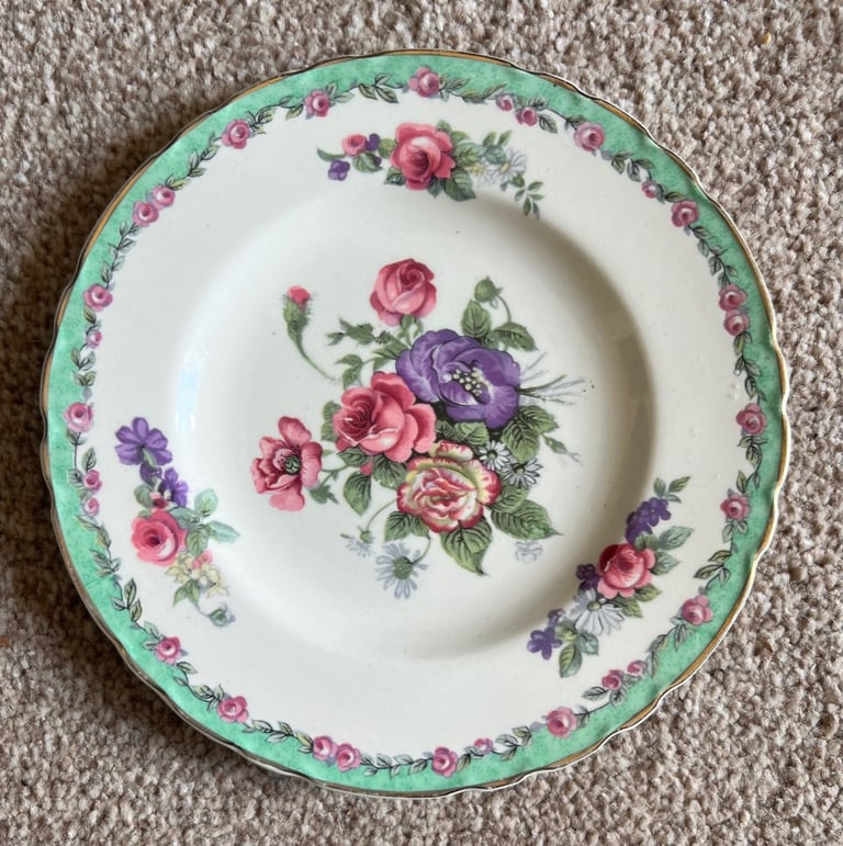 image for Clarice Cliff, side plate, Nancy, 1930's, just over 6 inches in width