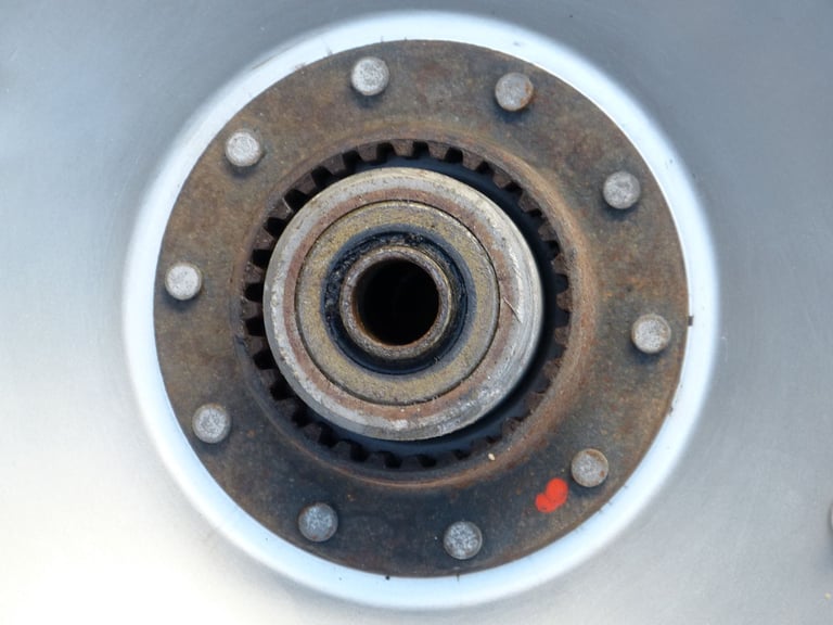 BMW R100RT Classic Motorcycle Rear Wheel (Snowflake)