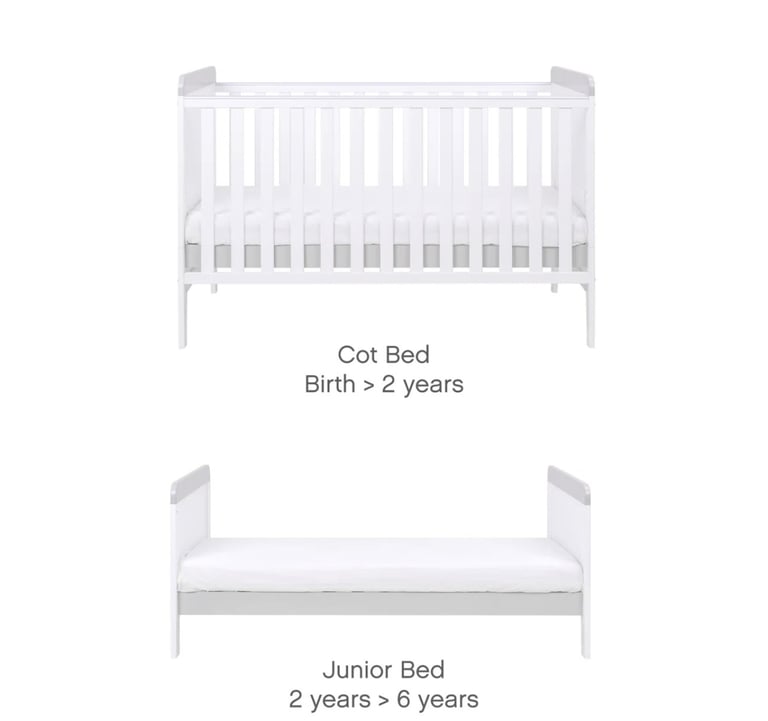 Cot bed and top changer 