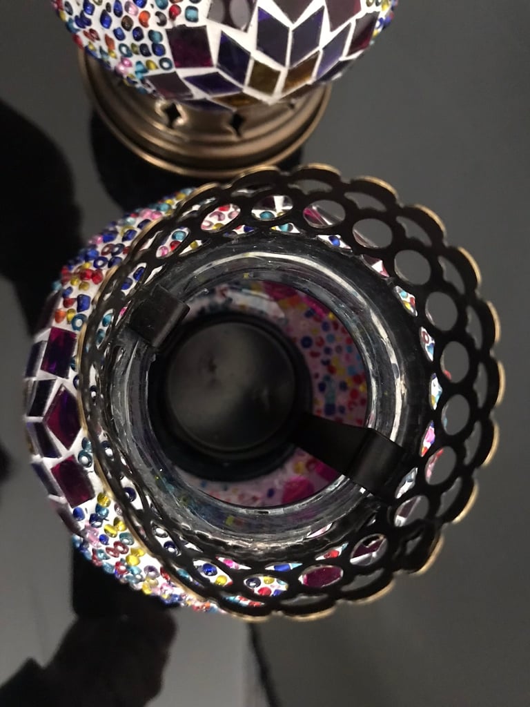 Mosaic Tea Light Candle Holder Decorative Lamp