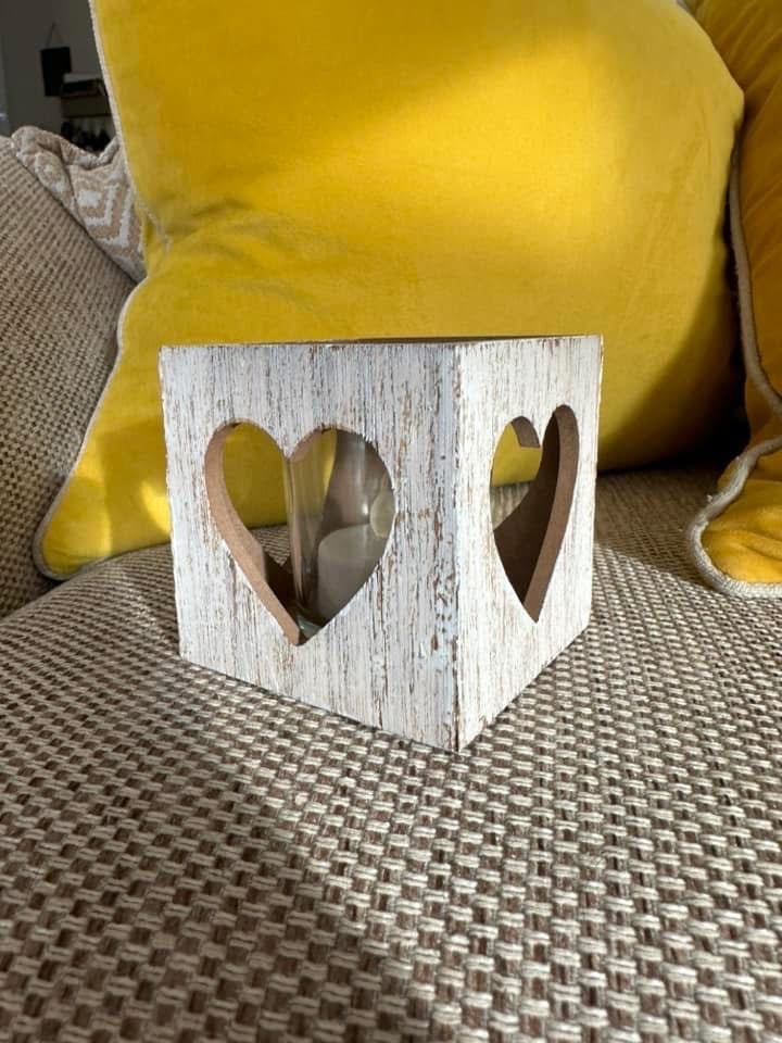 image for Wooden tea light candle holders