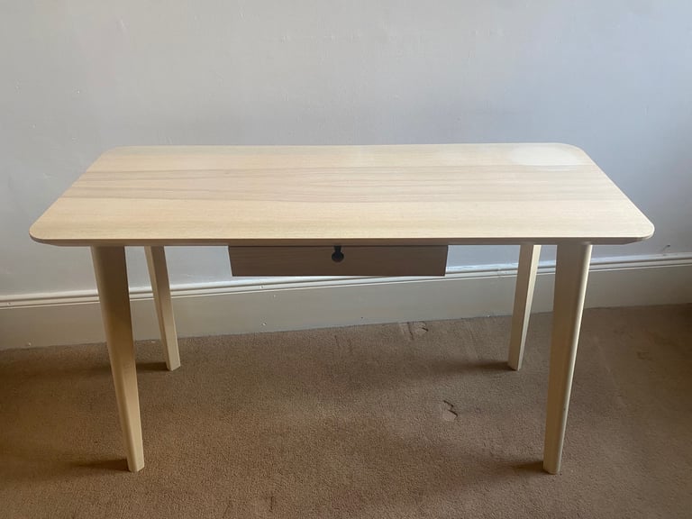 IKEA LISABO Desk - Ash veneer - 118x45 cm