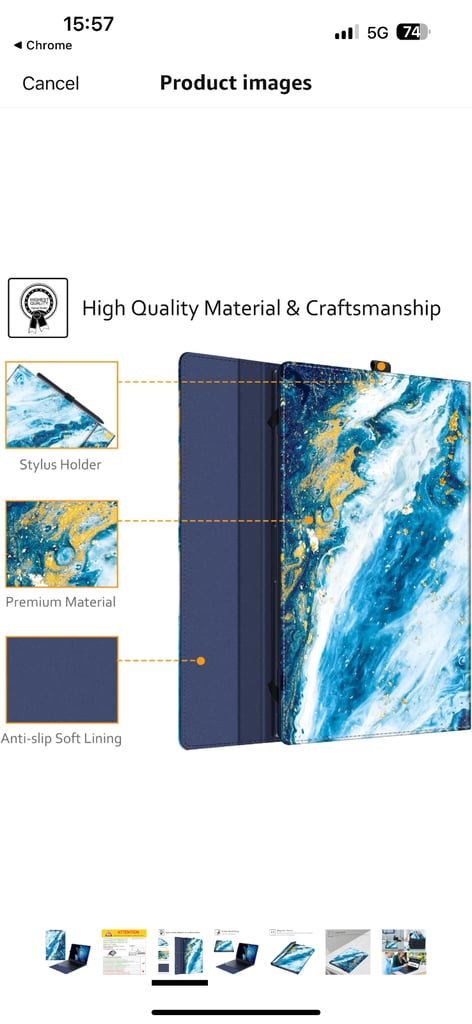 Samsung galaxy book case brand new