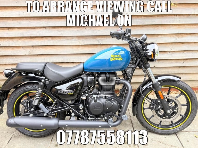 2024 / 24 Royal Enfield METEOR 350 £3000 Blue 134 miles.