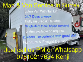 Man and A Van Good Services 20year+ Experience 