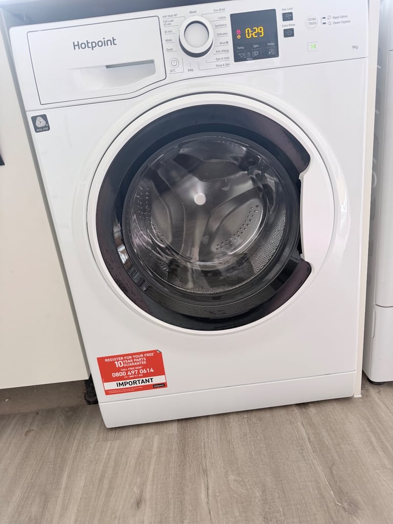 image for Hotpoint 9kg washing machine 
