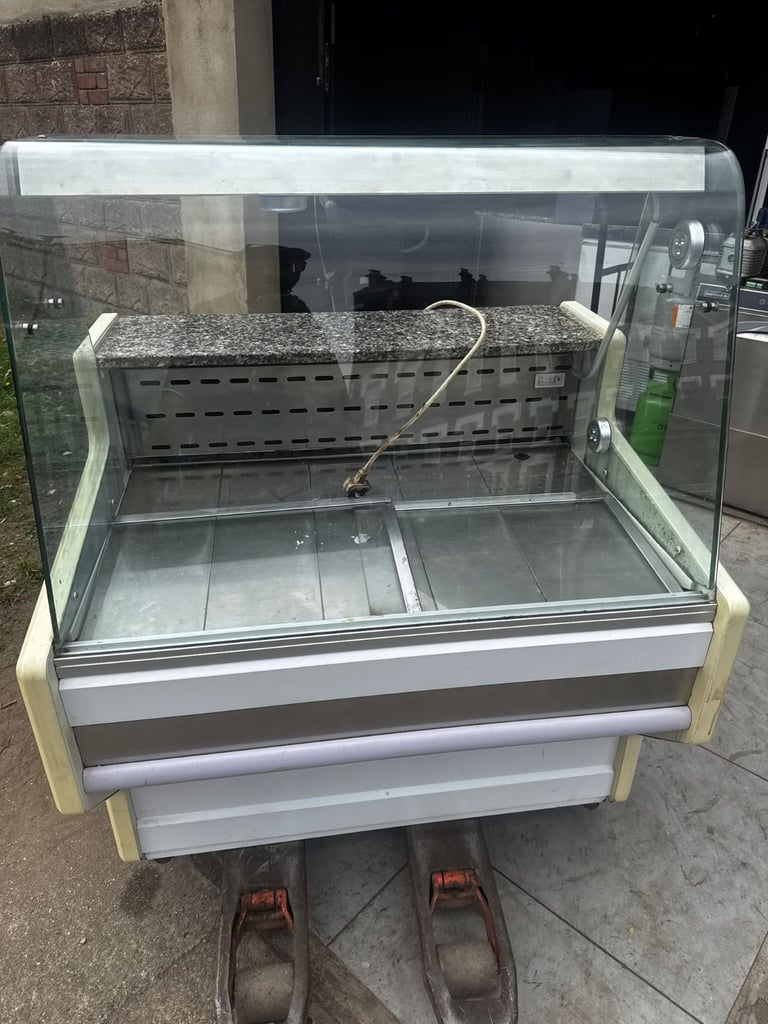 Display fridge 1 metre serve over counter cafe shop restaurant 