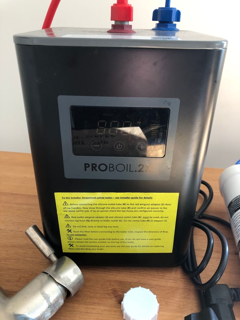 Hot boiling water kitchen tap - Proboil.2x