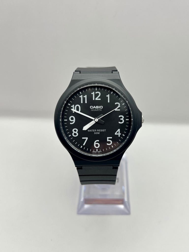 Casio MW-240-1BVEF Black Minimalist Classic Everyday Watch - Quartz, Great