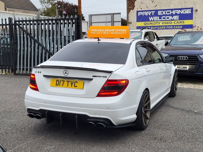 2012 Mercedes-Benz C-Class C63 6.2 AMG PERFORMANCE 4 DOOR SALOON 125 EDITION MSL STAGE 1 REMAP TU...