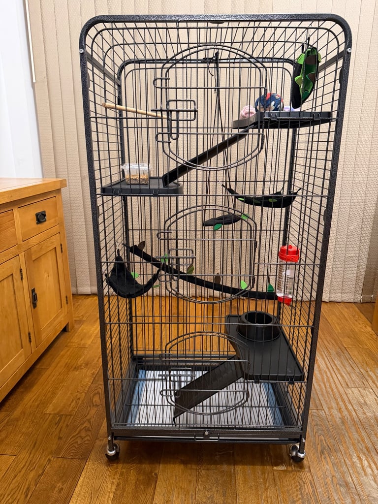 Large Multi-Level Small Animal Cage
