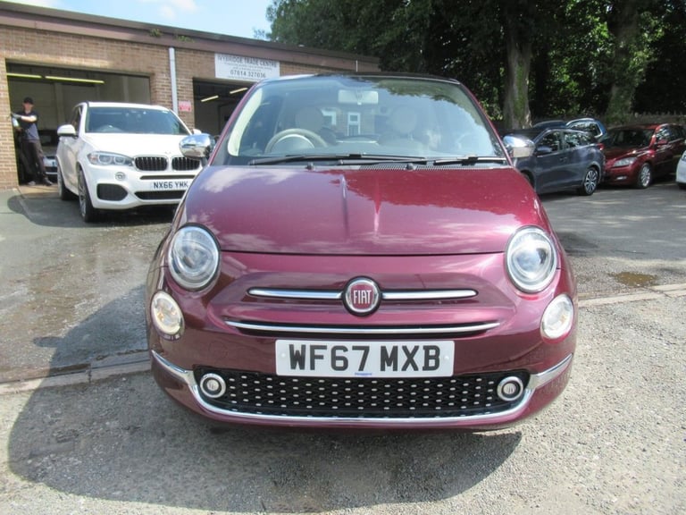 2017 67 FIAT 500 1.2 LOUNGE HATCHBACK 3DR PETROL MANUAL EURO 6 (S/S) (69 BHP)