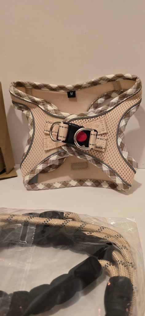 image for Dog harness and Leash. Size M