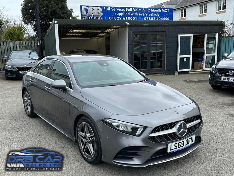 2019 Mercedes-Benz A-Class 1.5 A180d AMG Line (Executive) 7G-DCT Euro 6 (s/s) 4dr SALOON Diesel A...