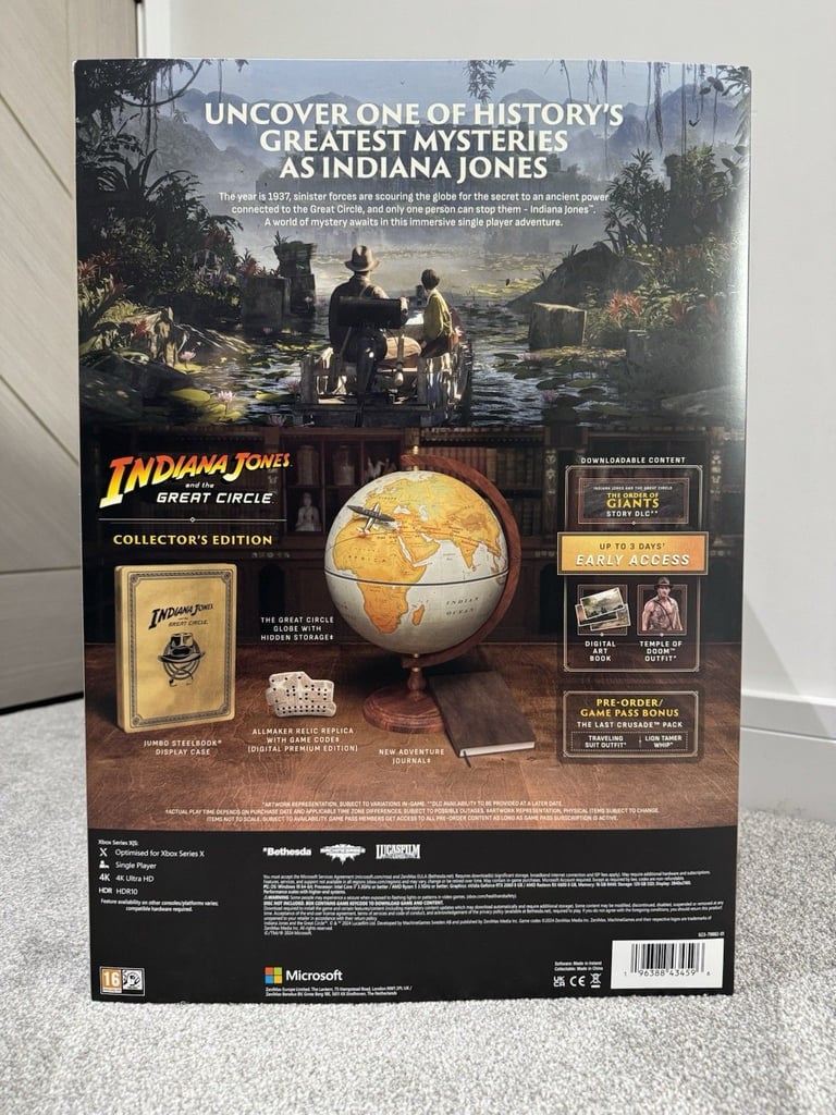 Indiana Jones and the Great Circle: Collector's Edition Xbox Series X|S and Windows PC - BRAND NEW