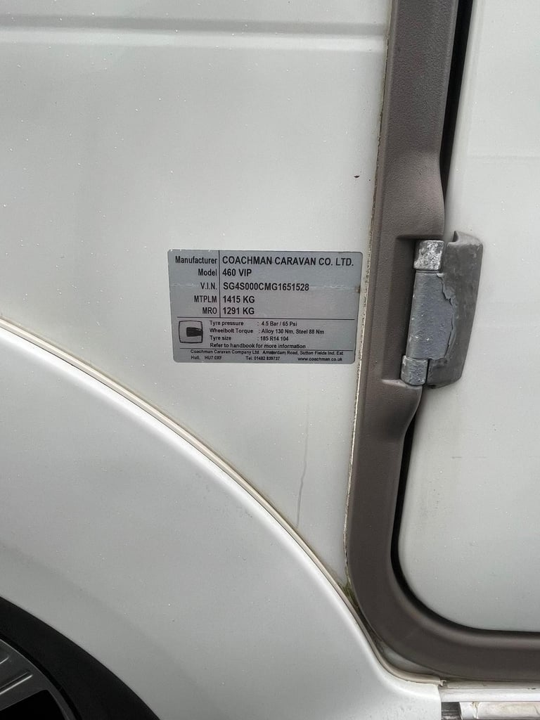 Coachman VIP 460/2 2 berth 2016